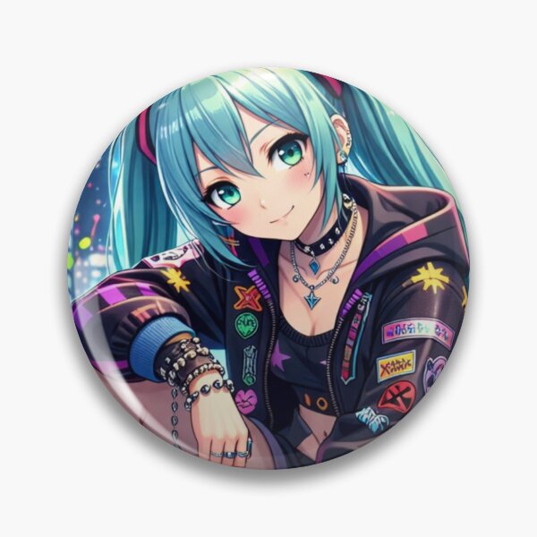 Item preview, Ink Rebel – Hatsune Miku Street Punk Anime Style designed and sold by eglys-dg.