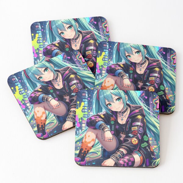 Item preview, Ink Rebel – Hatsune Miku Street Punk Anime Style designed and sold by eglys-dg.