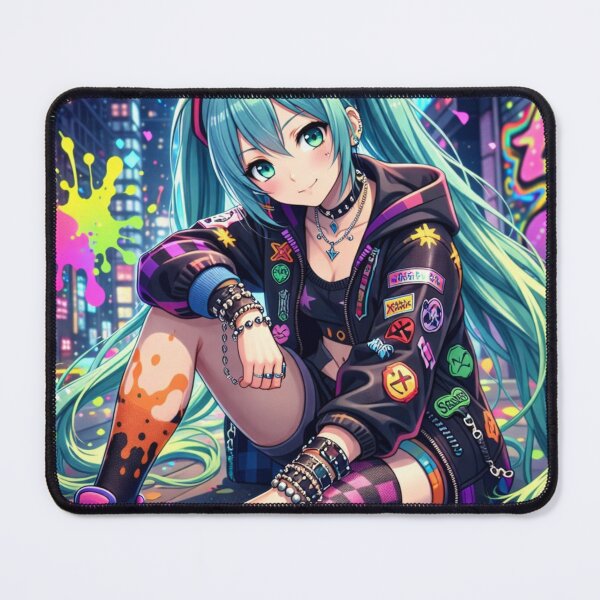 Item preview, Ink Rebel – Hatsune Miku Street Punk Anime Style designed and sold by eglys-dg.