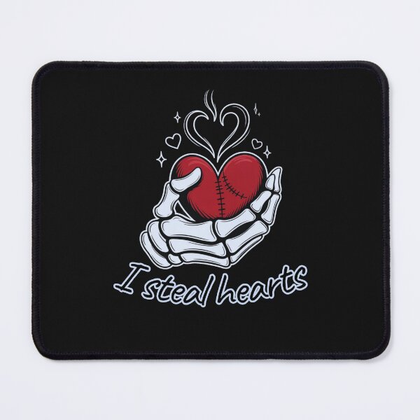 Item preview, Skeleton Stealing Hearts Valentine Shirt Gothic Love Gift designed and sold by DigitalArtByNow.
