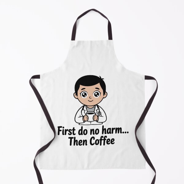Item preview, First Do No Harm Then Coffee! Cute Doctor Pun designed and sold by PMCreative.