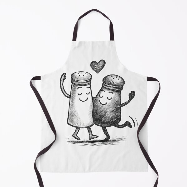 Item preview, Salt & Pepper Love Story designed and sold by Tourloutoart24.