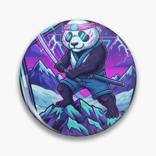 Item preview, Cyberpunk Samurai Panda Warrior Mascot designed and sold by Sastore.online .