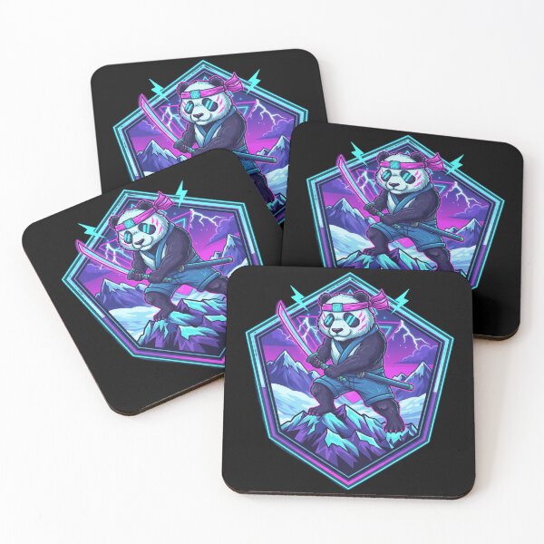Item preview, Cyberpunk Samurai Panda Warrior Mascot designed and sold by Sastore.online .