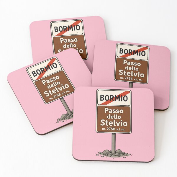 Item preview, Passo dello Stelvio – Bormio sign (2758 m) | Comic road sign designed and sold by malero-design.
