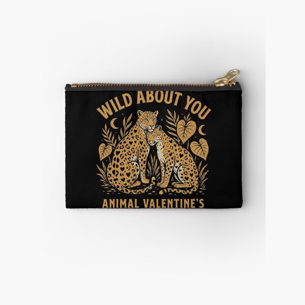 Item preview, Wild About You Leopards With Heart Spots Vintage Valentine Art designed and sold by zzz888.