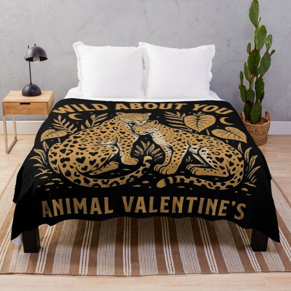 Item preview, Wild About You Leopards With Heart Spots Vintage Valentine Art designed and sold by zzz888.