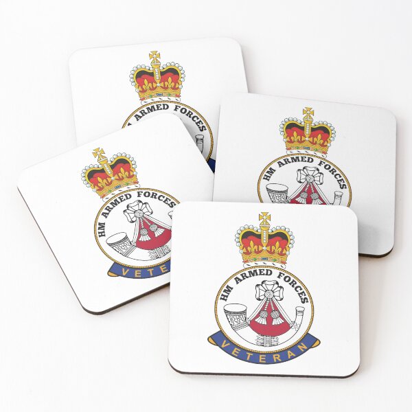 Item preview, The Light Infantry HM Armed Forces Veteran designed and sold by Bootneckstore.