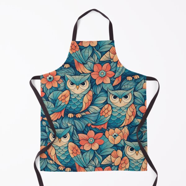 Artikelvorschau, Eulen- und Lilien-Tessellation entworfen und verkauft von TenderPawStudio.