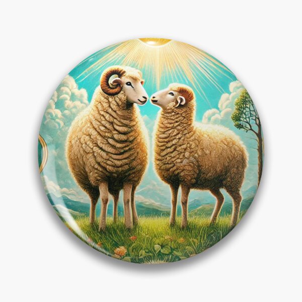 Item preview, Sheepism Tarot – The Lovers designed and sold by Thpoar.