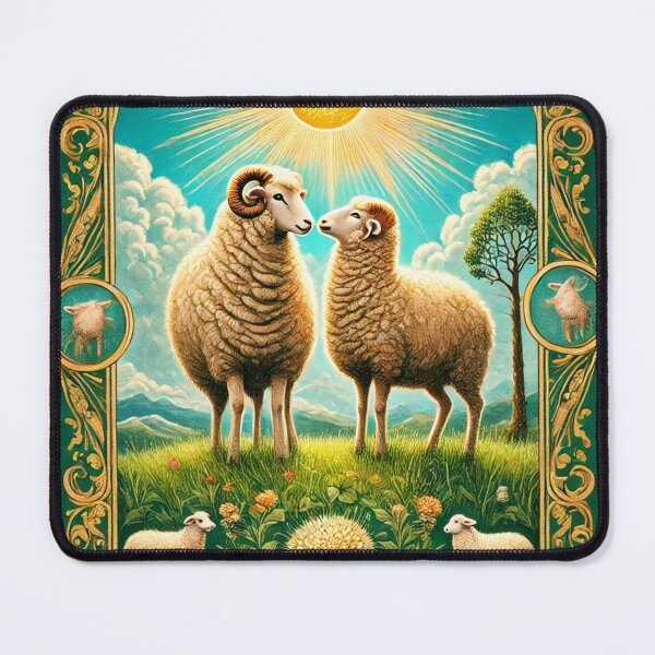 Item preview, Sheepism Tarot – The Lovers designed and sold by Thpoar.