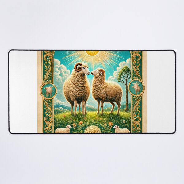 Item preview, Sheepism Tarot – The Lovers designed and sold by Thpoar.