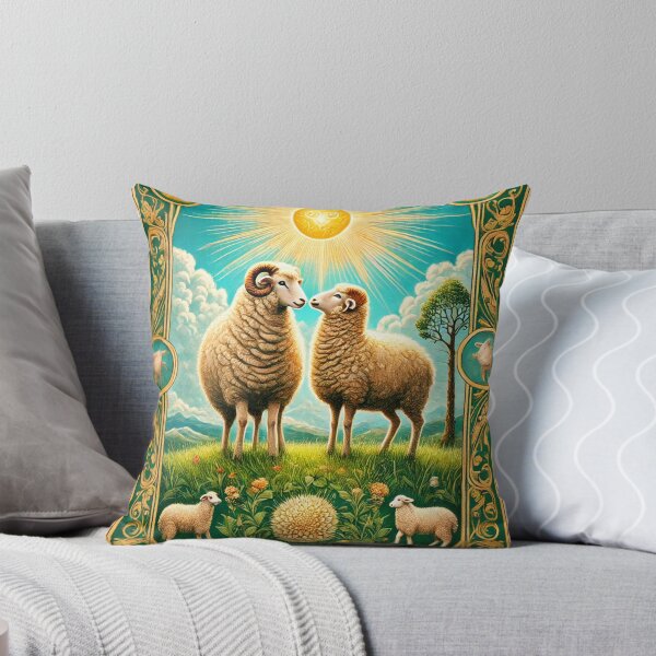 Item preview, Sheepism Tarot – The Lovers designed and sold by Thpoar.