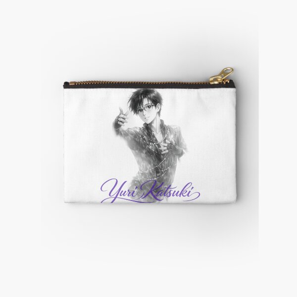 Item preview, Yuri Katsuki — Ethereal Ice (Black & White Anime Art) designed and sold by Item Geeks.