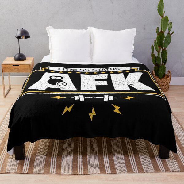 Item preview, Fitness Status AFK Gym Humor designed and sold by sachpica.