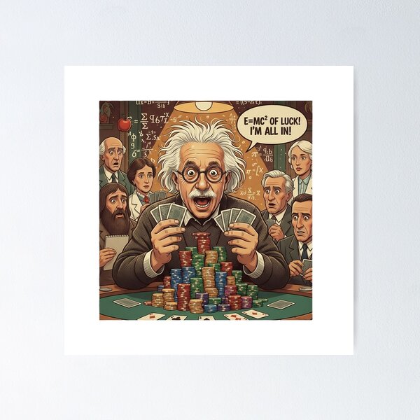 Item preview, Great Minds Poker Night - The Ultimate All-In designed and sold by WildCardsDesign.