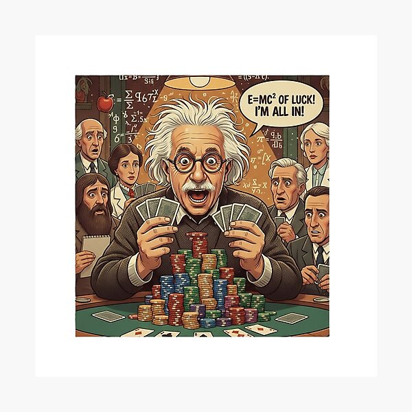 Item preview, Great Minds Poker Night - The Ultimate All-In designed and sold by WildCardsDesign.