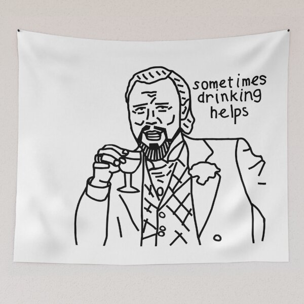 Item preview, Sometimes Drinking Helps designed and sold by ellenhenry.