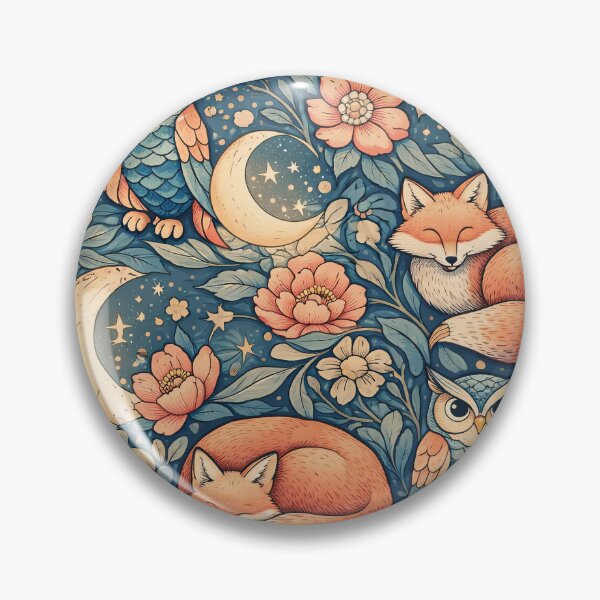 Artikelvorschau, Fuchs- und Eulen-Tessellation entworfen und verkauft von TenderPawStudio.