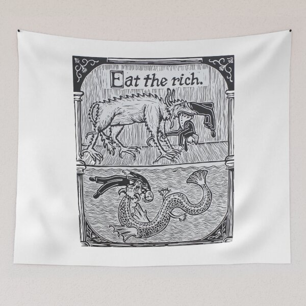 Item preview, eat the rich designed and sold by Mystic & Celestial Art.