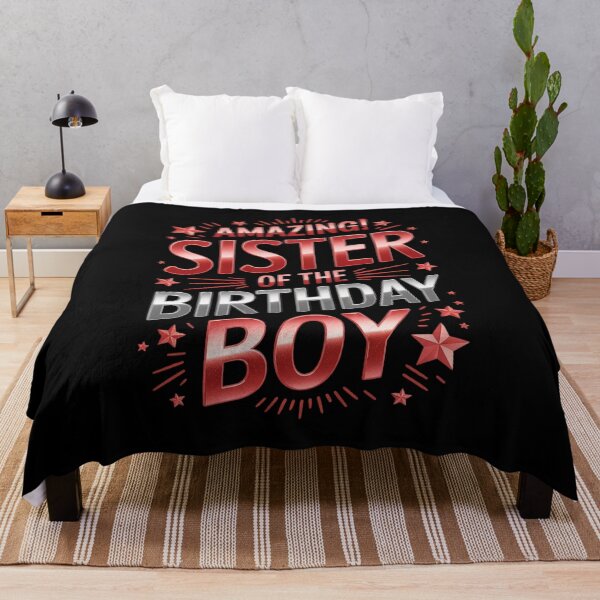 Item preview, Sister of the Birthday Boy Matching Family Sister Party 2 designed and sold by joyouartArt.