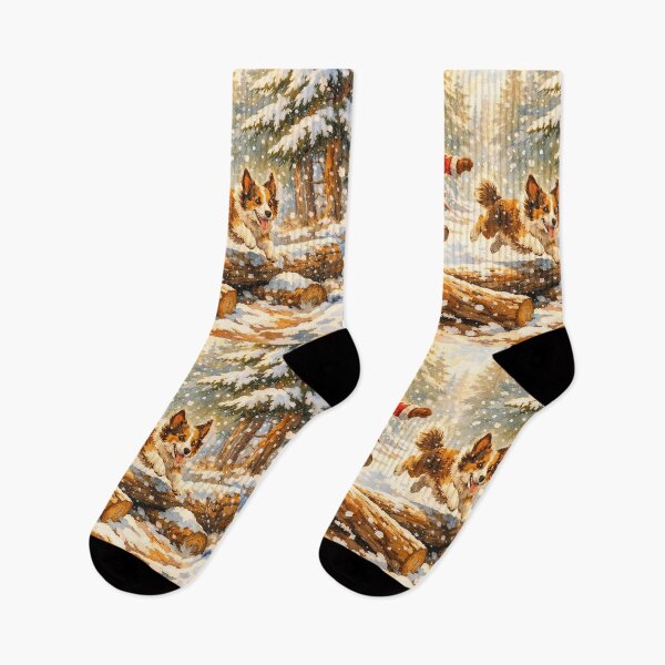 Item preview, Jumping Over Logs with a Dog designed and sold by M-Y-A-R-T-.