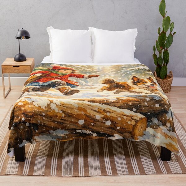 Item preview, Jumping Over Logs with a Dog designed and sold by M-Y-A-R-T-.