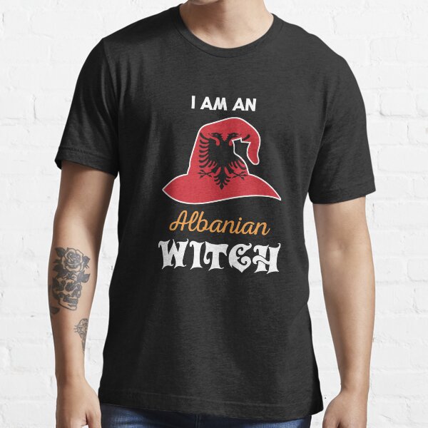"Witch Halloween Albanian Flag" Tshirt for Sale by countryflags