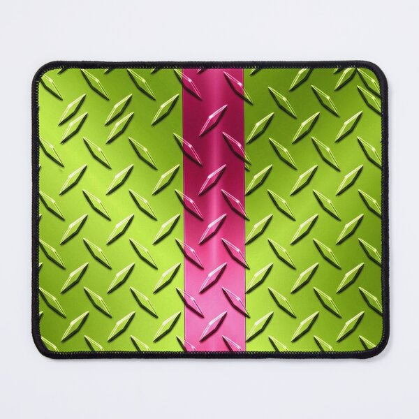 Item preview, Forged Tread: 4-Way Industrial Steel PHONE CASE (LIME GREEN - PINK RACING) designed and sold by CleverCulture.