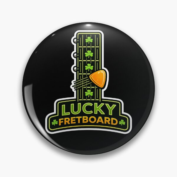 Item preview, Lucky Fretboard – St. Patrick's Day Guitar Luck Pun designed and sold by PunchDrop.