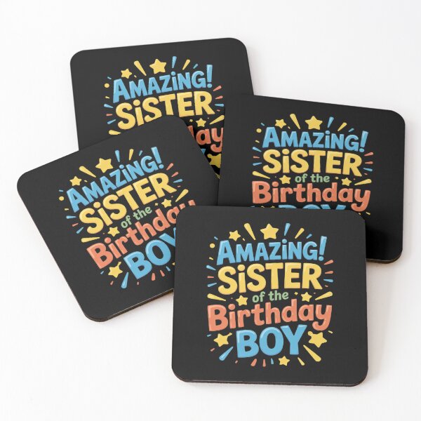 Item preview, Sister of the Birthday Boy Matching Family Sister Party 5 designed and sold by angolinnArt.