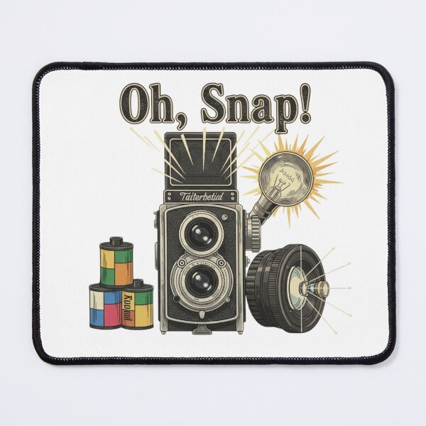 Item preview, Oh Snap! Vintage Twin Lens Reflex Camera Retro Photography designed and sold by NonditStudio.