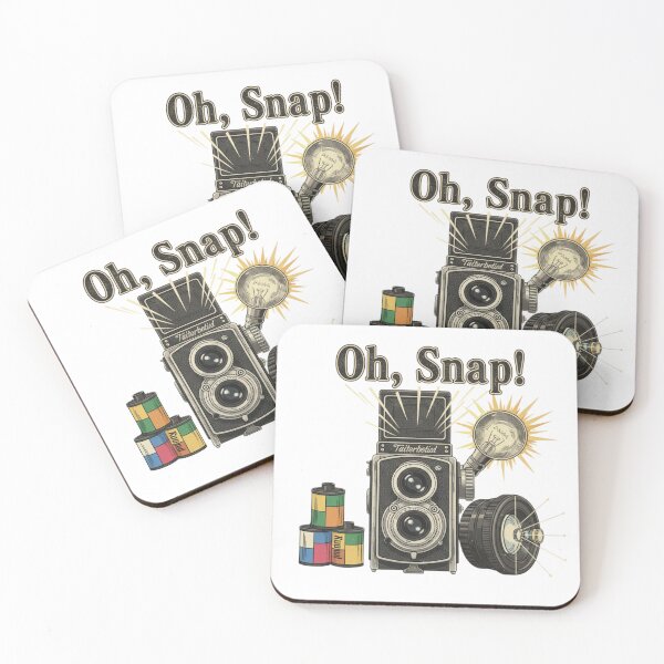 Item preview, Oh Snap! Vintage Twin Lens Reflex Camera Retro Photography designed and sold by NonditStudio.