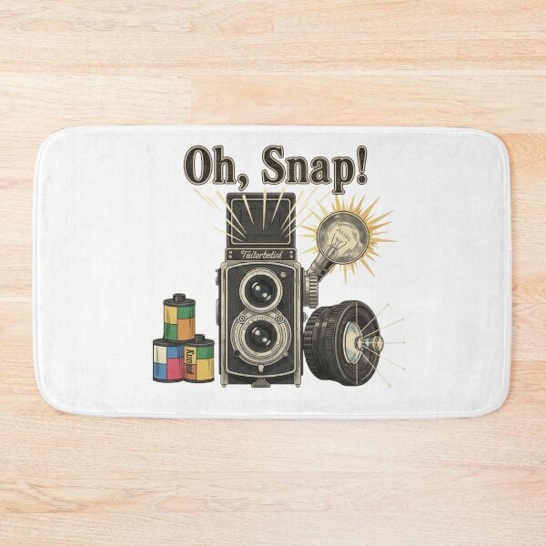 Item preview, Oh Snap! Vintage Twin Lens Reflex Camera Retro Photography designed and sold by NonditStudio.