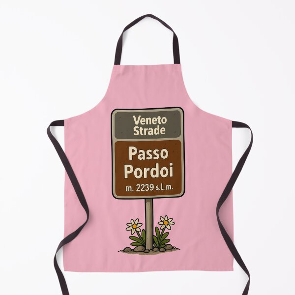 Item preview, Passo Pordoi shield (2239 m) – Veneto Strade | Comic Alpine Pass designed and sold by malero-design.