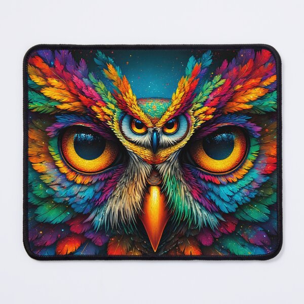 Item preview, Owl Design – Ultra-Neon Spirit Animal designed and sold by Neer arts.