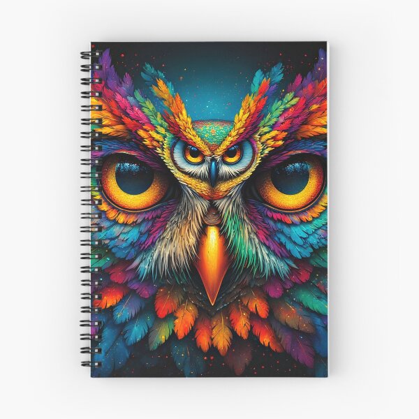 Item preview, Owl Design – Ultra-Neon Spirit Animal designed and sold by Neer arts.