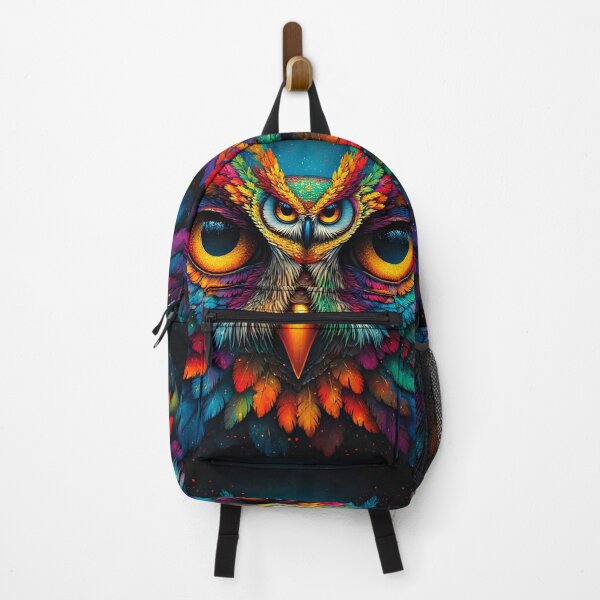 Item preview, Owl Design – Ultra-Neon Spirit Animal designed and sold by Neer arts.