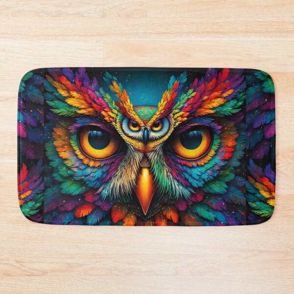 Item preview, Owl Design – Ultra-Neon Spirit Animal designed and sold by Neer arts.