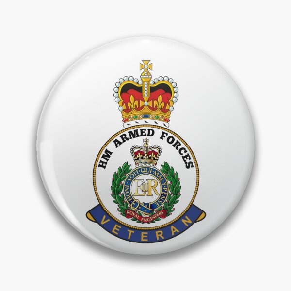 Item preview, Royal Engineers HM Armed Forces Veteran designed and sold by Bootneckstore.