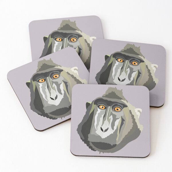 Item preview, B is for Black Crested Macaque, Black Crested Macaque | Primate Wildlife Art designed and sold by PrettylittlepastelUk.
