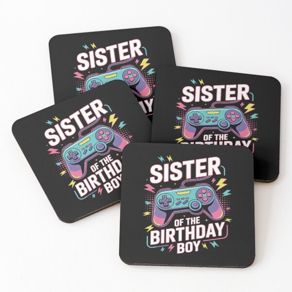 Item preview, Sister of the Birthday Boy Matching Family Video Game Party designed and sold by joyouartArt.