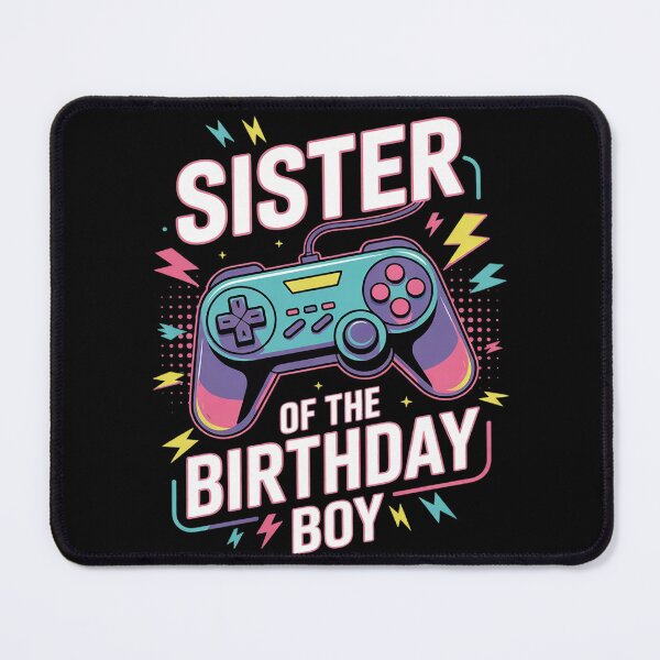 Item preview, Sister of the Birthday Boy Matching Family Video Game Party designed and sold by joyouartArt.