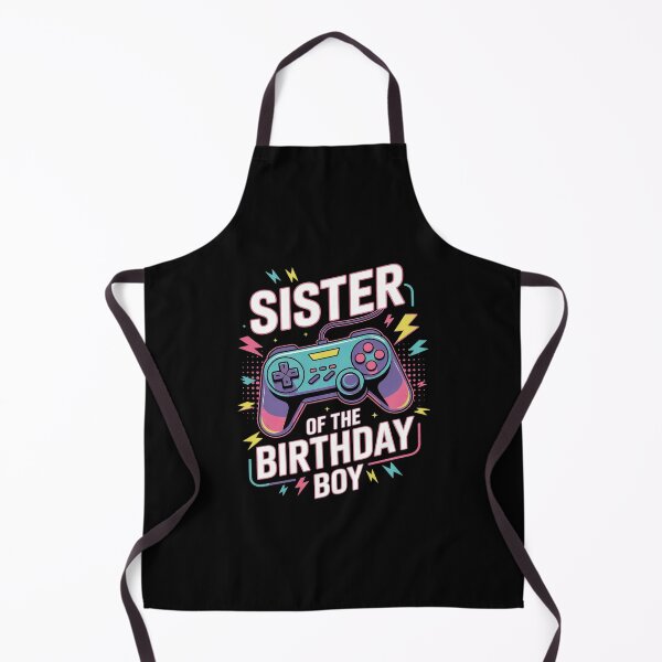 Item preview, Sister of the Birthday Boy Matching Family Video Game Party designed and sold by joyouartArt.