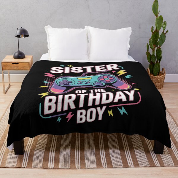 Item preview, Sister of the Birthday Boy Matching Family Video Game Party designed and sold by joyouartArt.