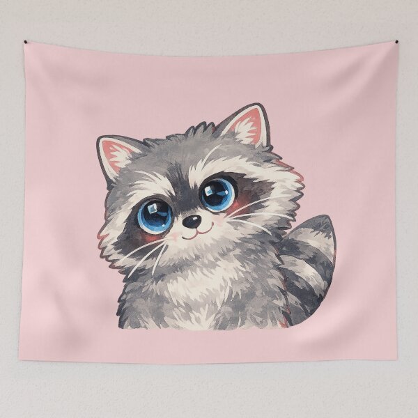 Item preview, Adorable Raccoon designed and sold by GrassFedVegan.