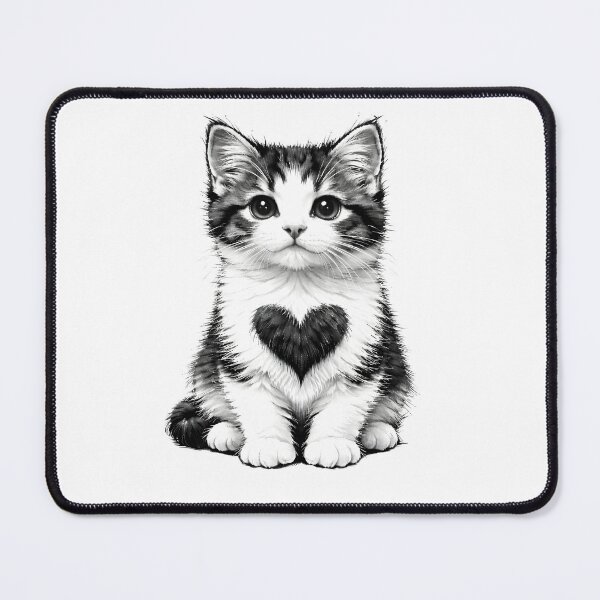Item preview, Valentines Day Kitten designed and sold by CrazyAlpacaDSGN.