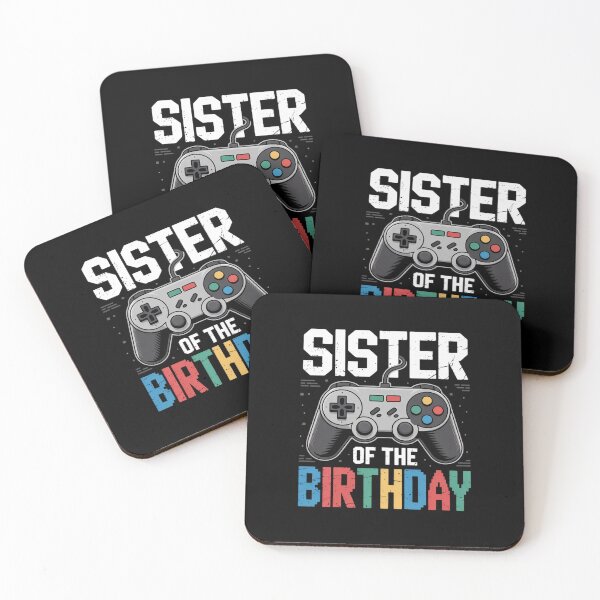 Item preview, Sister of the Birthday Boy Matching Video Game Birthday 2 designed and sold by joyouartArt.