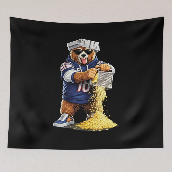Item preview, Bear with Cheese Grater Hat and Sunglasses designed and sold by faridman.