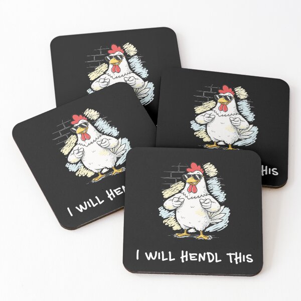 Item preview, I Will Hendl This Cooler Hahn Wordplay Dialect designed and sold by CreareAT.